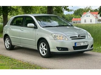 toyota corolla verso corolla 1.6 vvt-i euro 4. svensksåld, rostfri, m b s