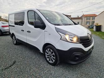 trafic 6 places cabine appro l1h1 dci 120ch / garantie 1 an / attelage / gps