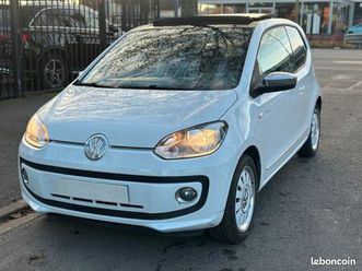volkswagen up 1.0 white toit ouvrant panoramique clim fr2
