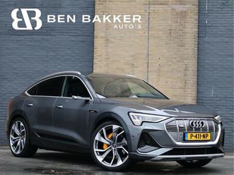 audi e-tron sportback - 55 quattro business edition 95 kwh | luchtvering | matrix | virtual mirrors | hud | s-line