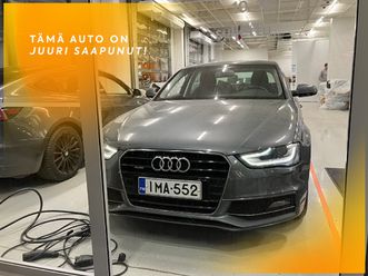 audi a4 sedan land of quattro edition 2,0 tfsi 165 kw quattro ** webasto / nahka-alcantara / 1om suomi-auto / vakkari **