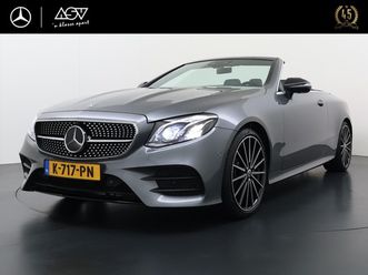 mercedes-benz e-klasse cabrio - 200 amg-line | airscarf & aircap | distronic cruise control | memory seats | 360° camera |