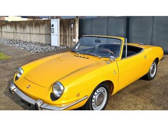 1969 fiat 850 spider jaune manuel conduite à gauche in it...