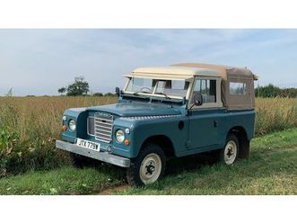 1981 land rover series 3 bleu manuel, 4 vitesses conduite...