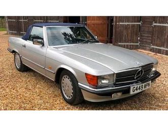 1989 mercedes sl class argent automatique conduite à droi...