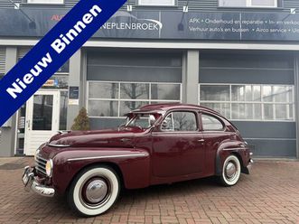 volvo pv444 - ds bj 1953 unieke b14 split window original met ronde ramen km 64.000