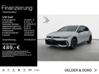volkswagen golf r-line 1,5etsi|ahk|led|navi|hud|blackstyle|
