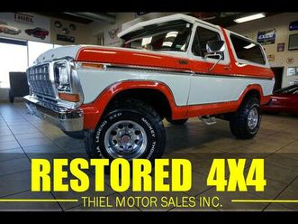 used 1979 ford bronco factory custom trim 4x4