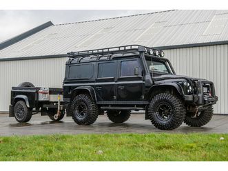 2015 land rover defender 110 xs station wagon - with trailer