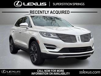 used 2018 lincoln mkc black label