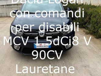 dacia logan con comandi per disabili.mcv 1.5dci8 v