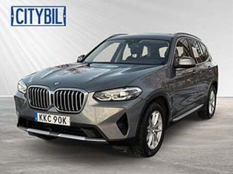 bmw x3 xdrive30e phev connected edition - läder - drag - vinterhjul