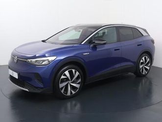 volkswagen id.4 first 77 kwh | 204 pk | soh 87% | navigatiesysteem | adaptive cruise control | verwarmde voorstoelen + voorruit | 20