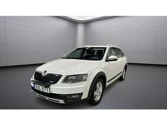 skoda octavia scout 1.8 tsi 4x4 premium värmare/drag 180hk