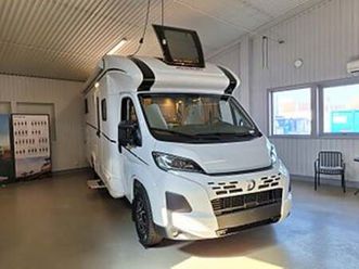 dethleffs trend t 7057 ebl långbädd, automat, solcell