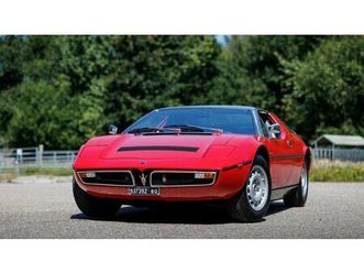 1972 maserati bora rouge manuel, 5 vitesses conduite à ga...