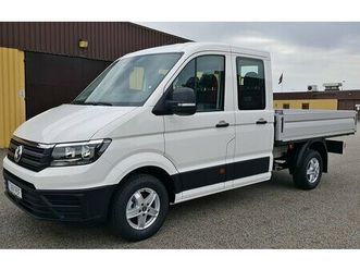 volkswagen crafter 2.0 tdi 4motion dubbelhytt 7sits crew cab chassi flak 2.7m