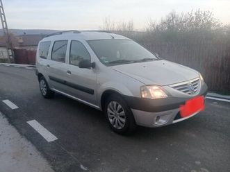 vând logan mcv 2008 1.6 16v benzină+gpl 7 locuri stalpeni