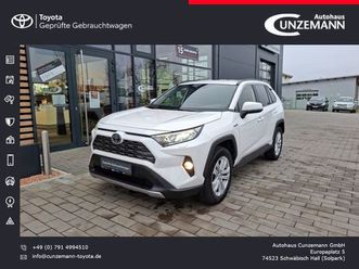 toyota rav 4 hybrid 4x2 team deutschland inkl. anhänger