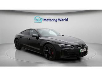 audi rs e-tron gt 93.4kwh carbon vorsprung saloon 4dr electric auto quattro (598 ps) £750 towards your finance depo saloon 2022, 15099 miles, £59500 - 33050332 
