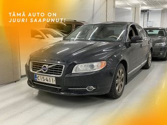 volvo s80 d5 awd summum aut ** webasto / vakkari / p.tutka / huoltokirja / kahdet renkaat / nahkasisusta **