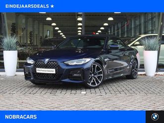 bmw 4-serie cabrio - 430i high executive m sport automaat / achteruitrijcamera / active cruise control / comfor
