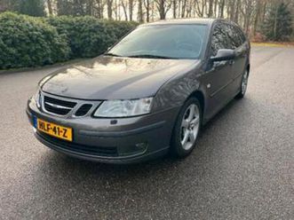 saab 9-3 2.0t sport estate cruise clima pdc leder topstaat — saab — marktplaats