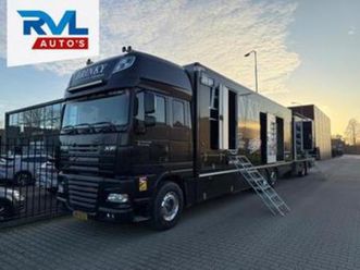 daf xf105 motorsport camper truck with trailer for rally aut — vrachtwagens — marktplaats