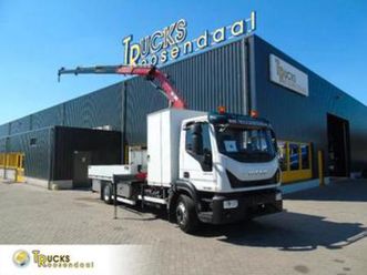 iveco eurocargo 160e25 + hmf 1210k-rc + euro 6 (bj 2017) — vrachtwagens — marktplaats