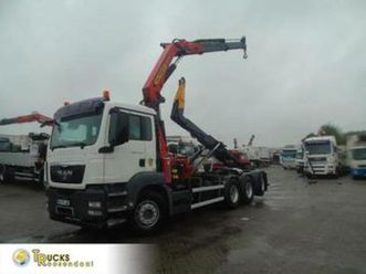 man tgs 35.440 + palfinger 24500 + 8x4 + euro 5 + remote — vrachtwagens — marktplaats