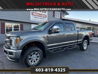 ** 2018 ford f350 super duty crew cab xlt 6.2l gas super clean 4x4 **