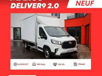 deliver9 2.0 150ch propulsion caisse 20m3 hayon 750kg