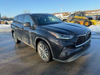used 2020 toyota highlander hybrid platinum