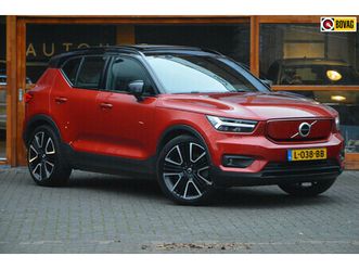 volvo xc40 recharge p8 awd r-design | panoramadak | 21' inch | stoel + stuur verwarmd | pilot-assist | google maps |