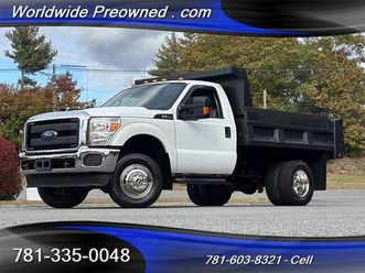 2014 ford f-350 4x4 dump truck 9' body 42k miles 6.2l v8 work truck