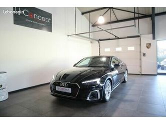 audi a5 ii (2) 40 tfsi 204 ch s line quattro s tronic - 1°main - origine france - 7'375 km - tva - matrix laser - bang & olufsen - apple carplay - jantes 18