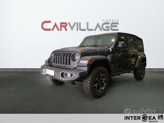 jeep wrangler plug-in hybrid my23 rubicon 2.0 4xe
