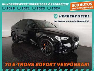 audi e-tron sb 55 quattro s-line black edition *np €...