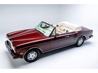 2k-mile 1987 bentley continental convertible