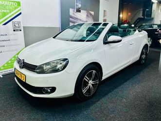 volkswagen golf cabriolet - 1.4 tsi - automaat - dpc v+a - elk ramen - gti stuur - luxe intereur