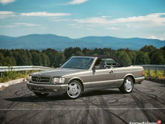 mercedes-benz c126 500sec bähr cabriolet rybarzowice - sprzedajemy.pl