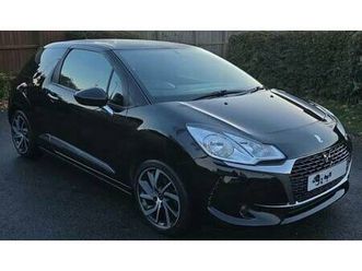 2018 ds automobiles ds 3 1.2 puretech gpf connected chic hatchback 3dr petrol eat6 euro 6 (start/stop) (...