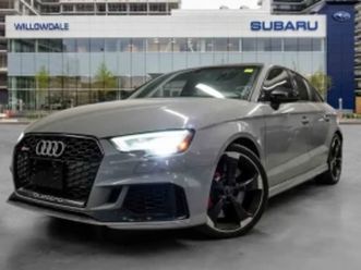 audi rs3 2.5 tfsi quattro nardo grey без търг внос канада ≫ 2018 • 51 990 лв. • id