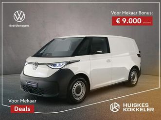 volkswagen id. buzz cargo - economy business 59 kwh 170pk > netto-actie-prijs; bij koop of lease via hk / excl. kosten