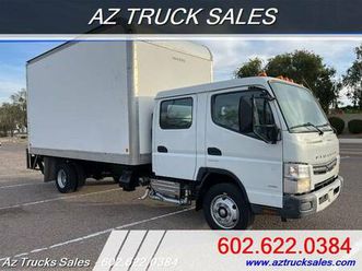 *2015 mitsubishi fuso fe160*crew cab, 16' box*2500lb liftgate*