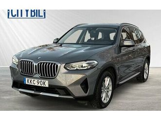 bmw x3 xdrive30e phev connected edition - läder - drag - vinterhjul