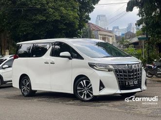 2020 toyota alphard 2.5 g mpv atpm tss - low km - cash rp675jt - termurah