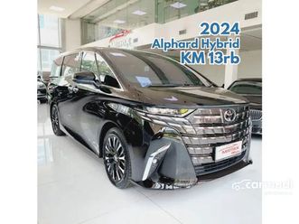 2024 toyota alphard 2.5 hev (non premium color) mpv hybrid black hitam
