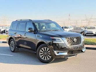 nissan armada sl full option ,sunroof 4wd 2022 model