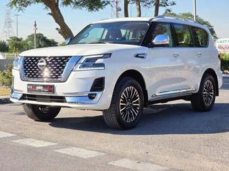 nissan patrol se platinum city 4.0l 2023 gcc arabian auto with 5 years unlimited km warranty & service contract ti